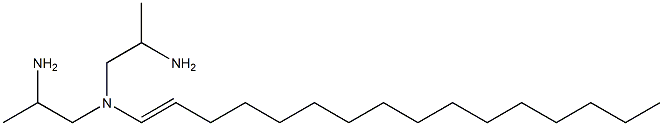 N,N-Bis(2-aminopropyl)-1-hexadecen-1-amine Struktur