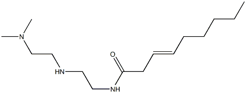 N-[2-[2-(Dimethylamino)ethylamino]ethyl]-3-nonenamide Struktur