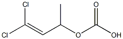 Carbonic acid (2,2-dichlorovinyl)ethyl ester Struktur