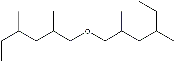 Bis(2-methyl-4-ethylamyl) ether Struktur