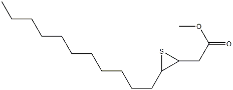 3,4-Epithiopentadecanoic acid methyl ester Struktur