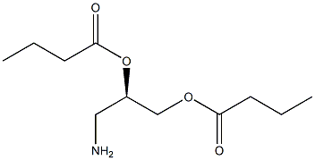 [R,(+)]-3-Amino-1,2-propanediol dibutyrate Struktur