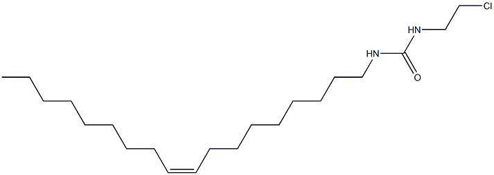 1-(2-Chloroethyl)-3-[(9Z)-9-octadecenyl]urea Struktur