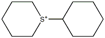 Hexahydro-1-cyclohexylthiopyrylium Struktur