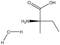 L-(+)-Isovaline hydrate Struktur