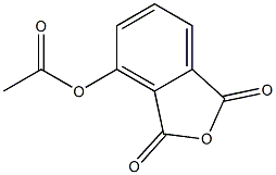 3-Acetoxyphthalic anhydride Struktur