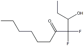 4,4-Difluoro-3-hydroxy-5-undecanone Struktur