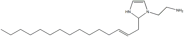 1-(2-Aminoethyl)-2-(2-pentadecenyl)-4-imidazoline Struktur