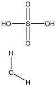 Sulfuric acid hydrate Struktur