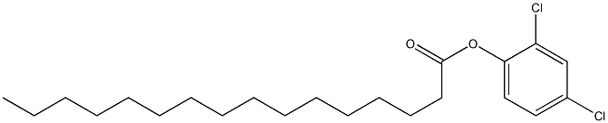 Hexadecanoic acid 2,4-dichlorophenyl ester Struktur