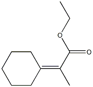 2-Cyclohexylidenepropionic acid ethyl ester Struktur