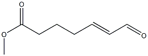 (E)-7-Oxo-5-heptenoic acid methyl ester Struktur