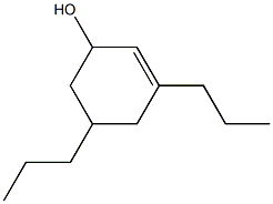 3,5-Dipropyl-2-cyclohexen-1-ol Struktur