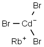 Rubidium tribromocadmate Struktur