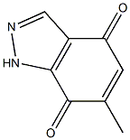 6-Methyl-1H-indazole-4,7-dione Struktur