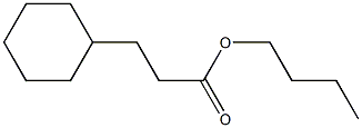 3-Cyclohexylpropanoic acid butyl ester Struktur