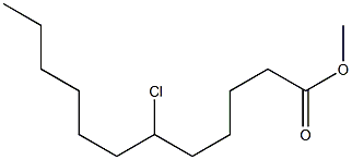 6-Chlorododecanoic acid methyl ester Struktur