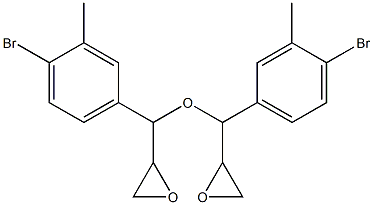 4-Bromo-3-methylphenylglycidyl ether Struktur