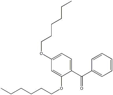 2,4-Di(hexyloxy)benzophenone Struktur