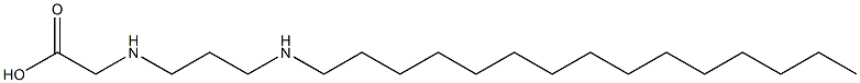 N-[3-(Pentadecylamino)propyl]aminoacetic acid Struktur