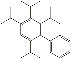 2,4,5,6-Tetraisopropyl-1,1'-biphenyl Struktur