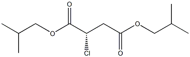 [S,(-)]-Chlorosuccinic acid di(2-methylpropyl) ester Struktur