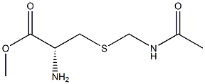 S-[(Acetylamino)methyl]-L-cysteine methyl ester Struktur