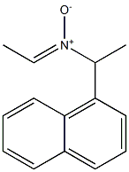 N-[1-(1-Naphtyl)ethyl]ethanimine N-oxide Struktur