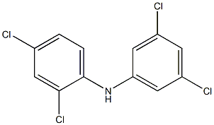 2,4-Dichlorophenyl 3,5-dichlorophenylamine Struktur