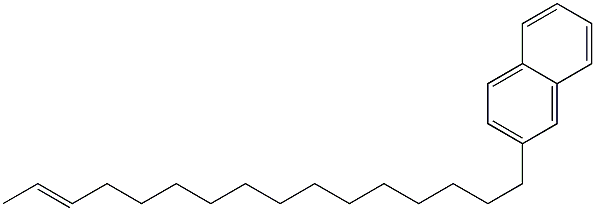 2-(14-Hexadecenyl)naphthalene Struktur