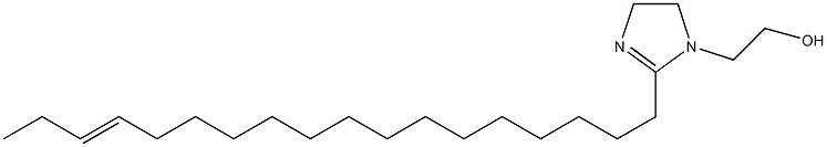 2-(15-Octadecenyl)-2-imidazoline-1-ethanol Struktur