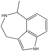 6-Methyl-3,4,5,6-tetrahydro-1H-azepino[5,4,3-cd]indole Struktur