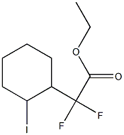 2-(2-Iodocyclohexyl)-2,2-difluoroacetic acid ethyl ester Struktur