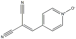 4-(2,2-Dicyanoethenyl)pyridine-1-oxide Struktur