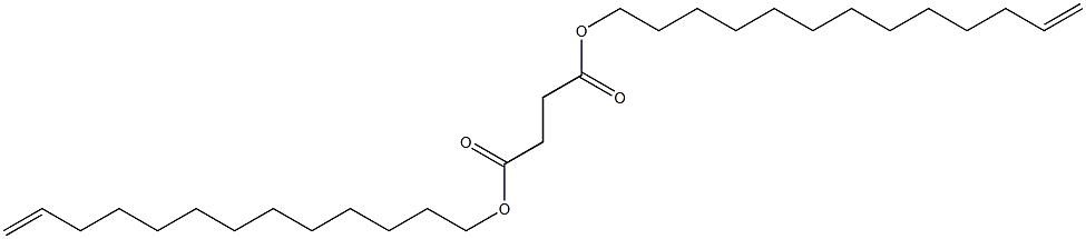 Succinic acid di(12-tridecenyl) ester Struktur