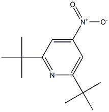 2,6-Di-tert-butyl-4-nitropyridine Struktur