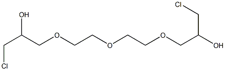 1,13-Dichloro-4,7,10-trioxa-2,12-tridecanediol Struktur