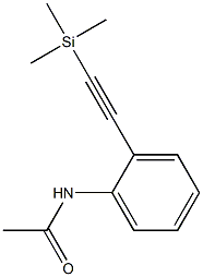 N-[2-(Trimethylsilylethynyl)phenyl]acetamide Struktur