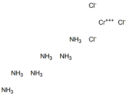 Hexamminechromium(III) chloride Struktur