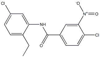 4,5'-Dichloro-2'-ethyl-3-nitrobenzanilide Struktur