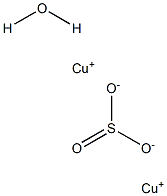 Copper(I) sulfite momohydrate Struktur