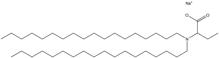 2-(Dioctadecylamino)butyric acid sodium salt Struktur