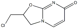 2,3-Dihydro-2-(chloromethyl)-7H-oxazolo[3,2-a]pyrimidin-7-one Struktur