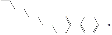 4-Hydroxybenzoic acid 6-nonenyl ester Struktur