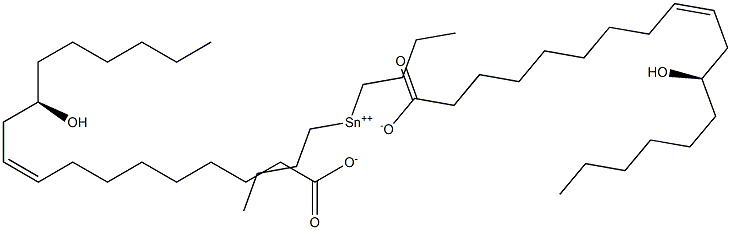 Diricinoleic acid dibutyltin(IV) salt Struktur