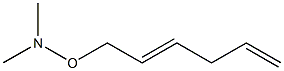 N,N-Dimethyl-O-(2,5-hexadienyl)hydroxylamine Struktur