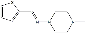 2-[(4-Methylpiperazin-1-yl)iminomethyl]thiophene Struktur