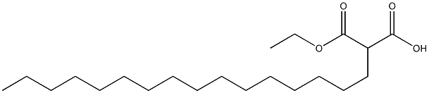 2-Ethoxycarbonyloctadecanoic acid Struktur