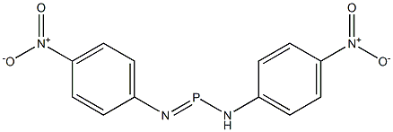 (4-Nitrophenylamino)(4-nitrophenylimino)phosphine Struktur