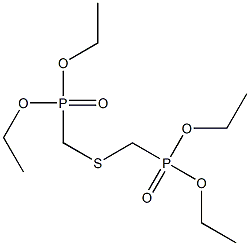 Bis(diethoxyphosphinylmethyl) sulfide Struktur